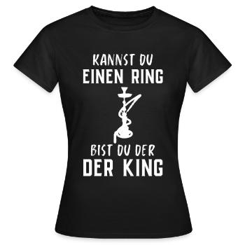 Shisha - Frauen T-Shirt - Schwarz - Vorne - AI Model Female 172 dark (172cm)