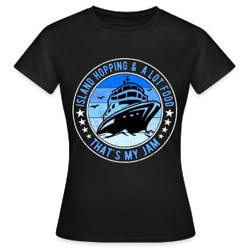 Croisière Croisière Croisière - T-shirt Femme - noir - Devant - AI Model Female 172 dark (172cm)