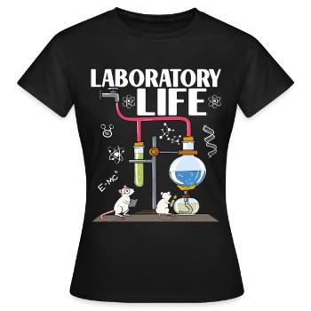 Chimiste chimiste - T-shirt Femme - noir - Devant - AI Model Female 172 dark (172cm)