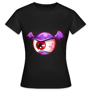 Un démon borgne un œil avec de minuscules ailes Costume - T-shirt Femme - noir - Devant - AI Model Female 172 dark (172cm)