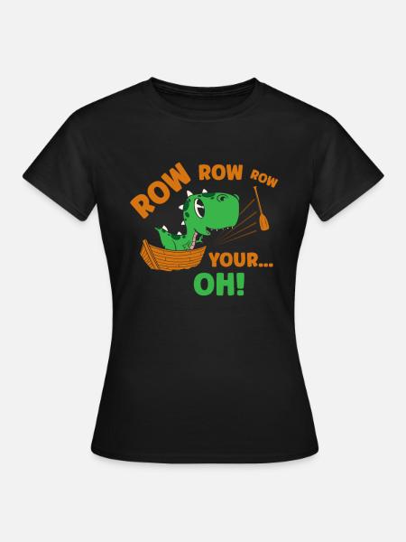 Drôle de dinosaure Paléontologie Tyrannosaurus - T-shirt Femme - noir