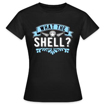 Shell Collectors Shells What The Shell - Women's T-Shirt - black - Front - AI Model Female 172 dark (172cm)