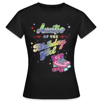 Inline Skater - Frauen T-Shirt - Schwarz - Vorne - AI Model Female 172 dark (172cm)