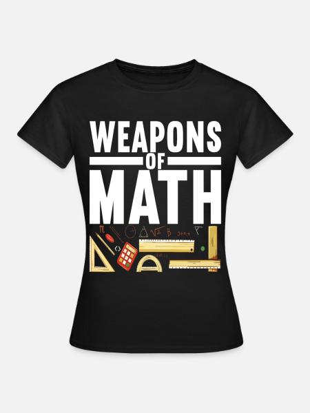 Wiskundeleraar - Vrouwen T-shirt - zwart