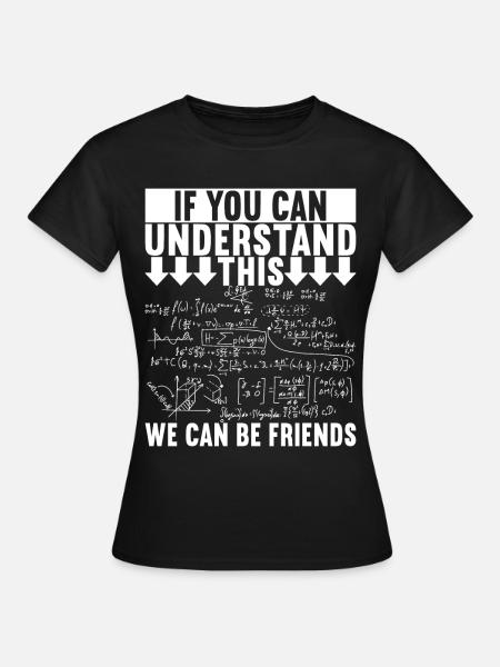 Mathe Mathelehrer - Frauen T-Shirt - Schwarz
