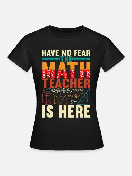 Math Teacher - Women's T-Shirt - black