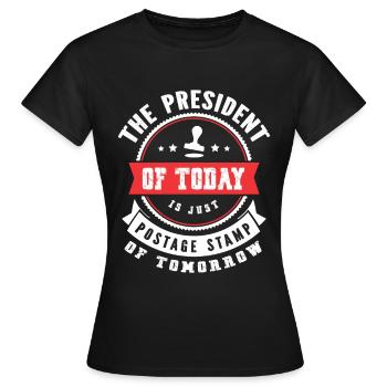 Philatéliste Collectionneurs de timbres Collectionneurs de timbres - T-shirt Femme - noir - Devant - AI Model Female 172 dark (172cm)
