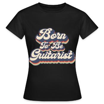 Guitariste de rock Musicien de guitare rock Chanteur de guitare - T-shirt Femme - noir - Devant - AI Model Female 172 dark (172cm)