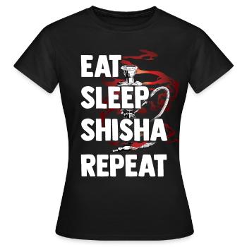 Shisha - Frauen T-Shirt - Schwarz - Vorne - AI Model Female 172 dark (172cm)