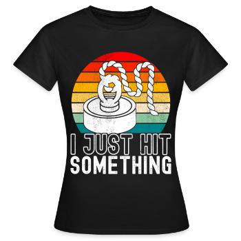 Magnet Fischer Magnet Fischen - Frauen T-Shirt - Schwarz - Vorne - AI Model Female 172 dark (172cm)