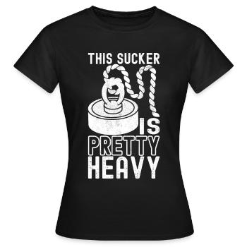 Magnet Fischer Magnet Fischen - Frauen T-Shirt - Schwarz - Vorne - AI Model Female 172 dark (172cm)