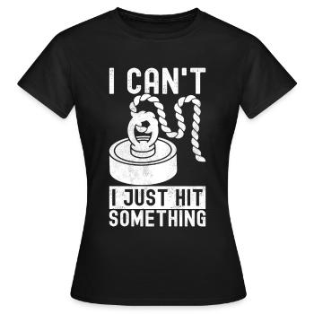 Magnet Fischer Magnet Fischen - Frauen T-Shirt - Schwarz - Vorne - AI Model Female 172 dark (172cm)