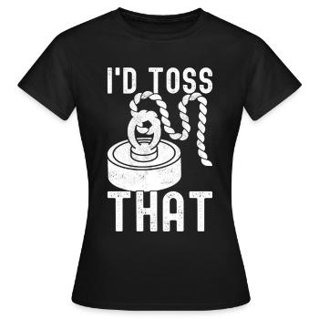 Magnet Fischer Magnet Fischen - Frauen T-Shirt - Schwarz - Vorne - AI Model Female 172 dark (172cm)