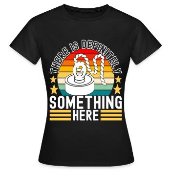 Magnet Fischer Magnet Fischen - Frauen T-Shirt - Schwarz - Vorne - AI Model Female 172 dark (172cm)