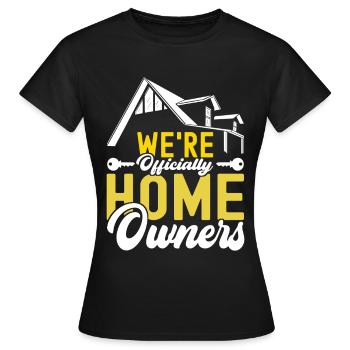 Homeowners Home Purchase - Women's T-Shirt - black - Front - AI Model Female 172 dark (172cm)