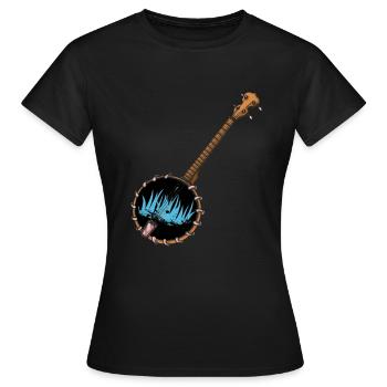 Banjo - T-shirt Femme - noir - Devant - AI Model Female 172 dark (172cm)