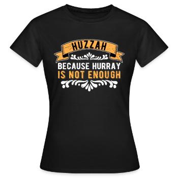 Festival médiéval Huzzah Marché médiéval - T-shirt Femme - noir - Devant - AI Model Female 172 dark (172cm)