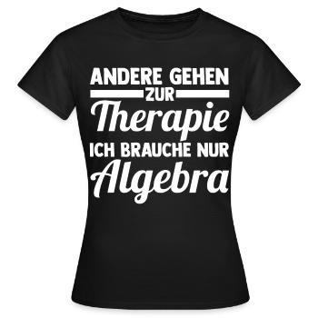 Mathematik Mathe Rechnen Algebra - Frauen T-Shirt - Schwarz - Vorne - AI Model Female 172 dark (172cm)
