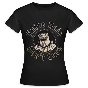 Mittelalter Renaissance Mittelalterfest Ritter - Frauen T-Shirt - Schwarz - Vorne - AI Model Female 172 dark (172cm)