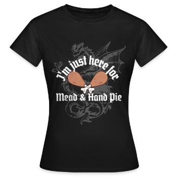 Mittelalter Renaissance Mittelalterfest Ritter - Frauen T-Shirt - Schwarz - Vorne - AI Model Female 172 dark (172cm)