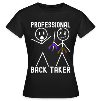 Jiu-Jitsu brésilien BJJ Grappling - T-shirt Femme - noir - Devant - AI Model Female 172 dark (172cm)