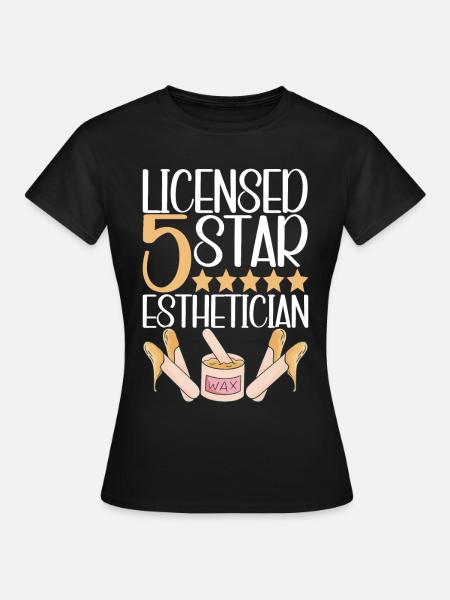 Kosmetikerin Kosmetik - Frauen T-Shirt - Schwarz