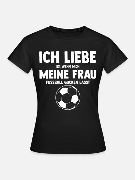 Fußballer Fußballmannschaft Fußball - Frauen T-Shirt - Schwarz