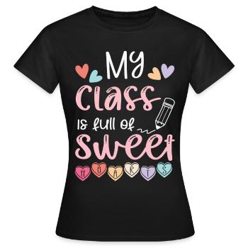 Teacher Gift - Women's T-Shirt - black - Front - AI Model Female 172 dark (172cm)
