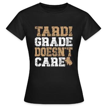 Tardigrades are not interested in - Women's T-Shirt - black - Front - AI Model Female 172 dark (172cm)