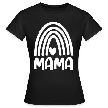 Mama - Frauen T-Shirt - Schwarz - Vorne - AI Model Female 172 dark (172cm)