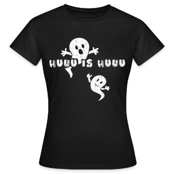Halloween Geisterstunde Halloweenkostüm - Frauen T-Shirt - Schwarz - Vorne - AI Model Female 172 dark (172cm)