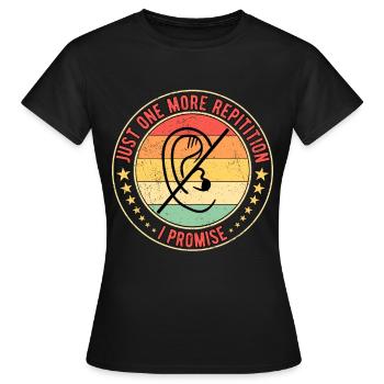 Deaf Deaf hearing loss - Women's T-Shirt - black - Front - AI Model Female 172 dark (172cm)