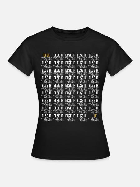 Programmierer Informatiker - Dame-T-shirt - sort