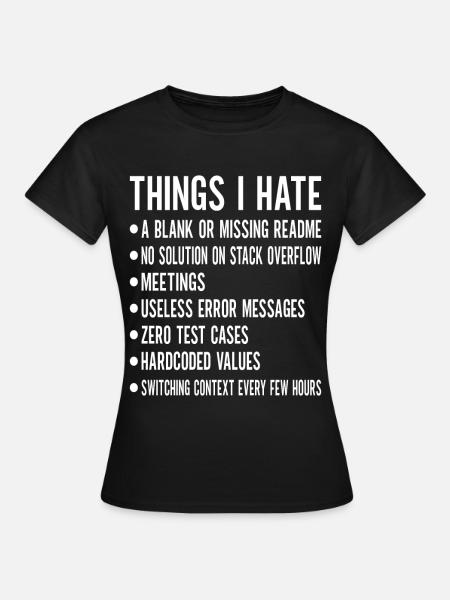 Programmierer Informatiker - Frauen T-Shirt - Schwarz