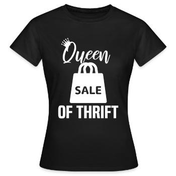 Magasin d’occasion Eco Hipster d’occasion - T-shirt Femme - noir - Devant - AI Model Female 172 dark (172cm)