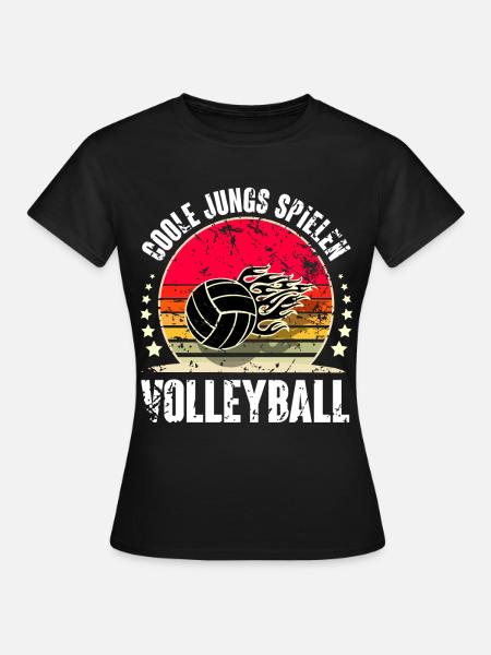 Volleyball - Frauen T-Shirt - Schwarz
