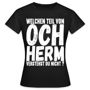 Aachener Slang - Frauen T-Shirt - Schwarz - Vorne - AI Model Female 172 dark (172cm)