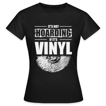 Es Ist Kein Horten, Wenn Es Sich Um Audiophile - Frauen T-Shirt - Schwarz - Vorne - AI Model Female 172 dark (172cm)