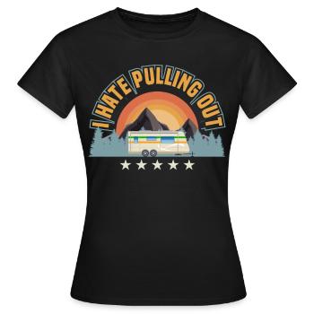Je déteste me déshabiller - T-shirt Femme - noir - Devant - AI Model Female 172 dark (172cm)