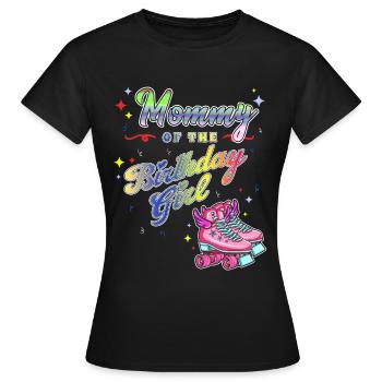 Inline Skater - Frauen T-Shirt - Schwarz - Vorne - AI Model Female 172 dark (172cm)
