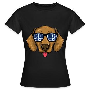 Dachshund Gift Dixie Viennese Doxie Dachshund - Women's T-Shirt - black - Front - AI Model Female 172 dark (172cm)