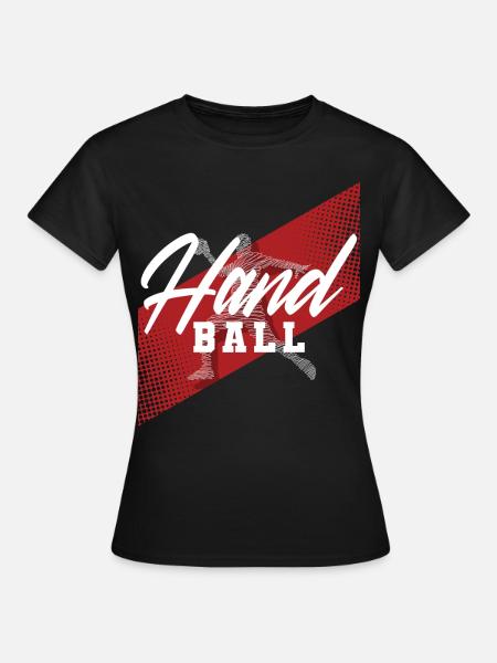 Handball Handballer - Frauen T-Shirt - Schwarz