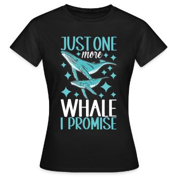 Whale Watchers - Women's T-Shirt - black - Front - AI Model Female 172 dark (172cm)
