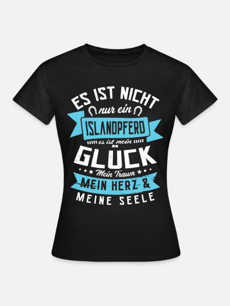 Islandpferd Isi Tölt Isländer Islandpferde - Frauen T-Shirt - Schwarz