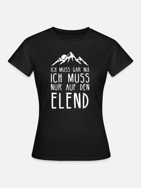 Elend I Harz Brockenbahn Walpurgis Motiv für - Frauen T-Shirt - Schwarz