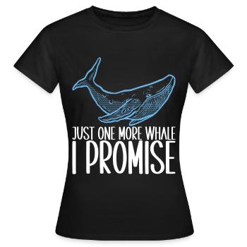 Whale Watchers - Women's T-Shirt - black - Front - AI Model Female 172 dark (172cm)