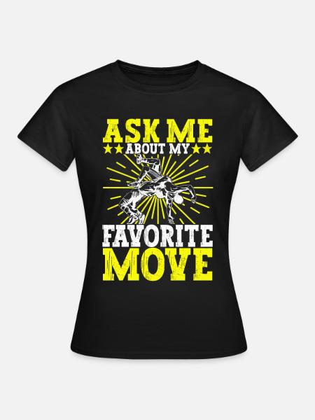Wrestling Ringen Ringer - Frauen T-Shirt - Schwarz