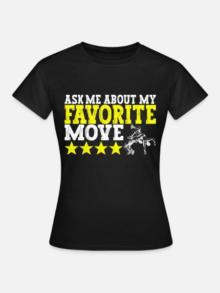Wrestling Ringen Ringer - Frauen T-Shirt - Schwarz