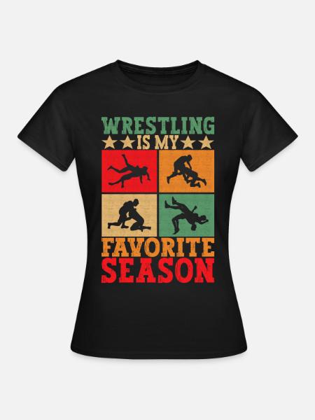 Wrestling Ringen Ringer - Frauen T-Shirt - Schwarz