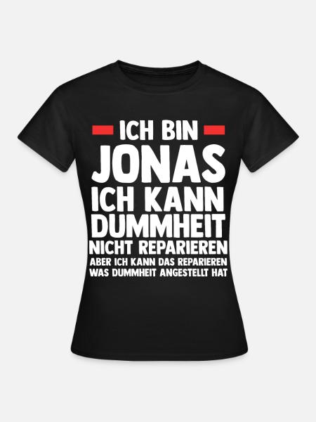 Jonas - Frauen T-Shirt - Schwarz